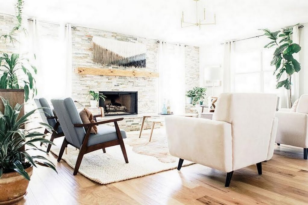 Mid Century Living Room Decor Luxury Bohemian Meets Mid Century – Living Room – the Home Depot