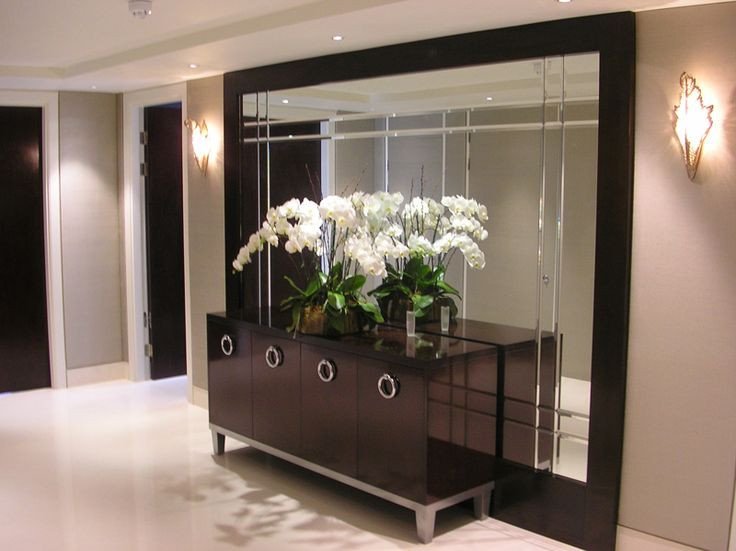 Mirrors Contemporary Living Room Fresh Luxury Show House Apartment Knightsbridge London