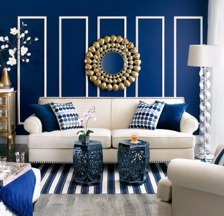 Modern Blue Living Room Decorating Ideas Best Of Modern Living Room with Navy Blue Walls