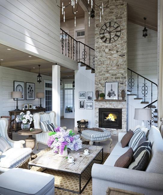 Modern Country Living Room Decorating Ideas Luxury fortable Family Home Design Cottage Decor In Neutral Colors Great Inspirations for Country