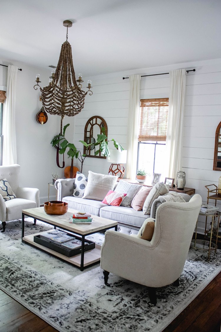 Modern Farmhouse Living Room Home Decor Style Swap