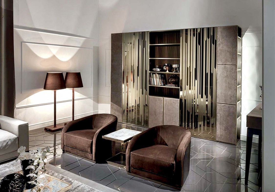 Modern Italian Living Room Decorating Ideas Lovely Grey Living Room with Modern Velvet Swivel Armchairs and Coffee Table Modern Italian Style Li