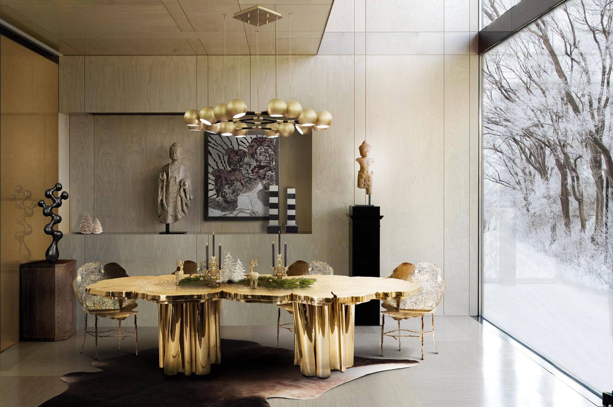 Modern Living Dining Room Decorating Ideas Beautiful the Best Black and Gold Decorating Ideas for Your Dining Room