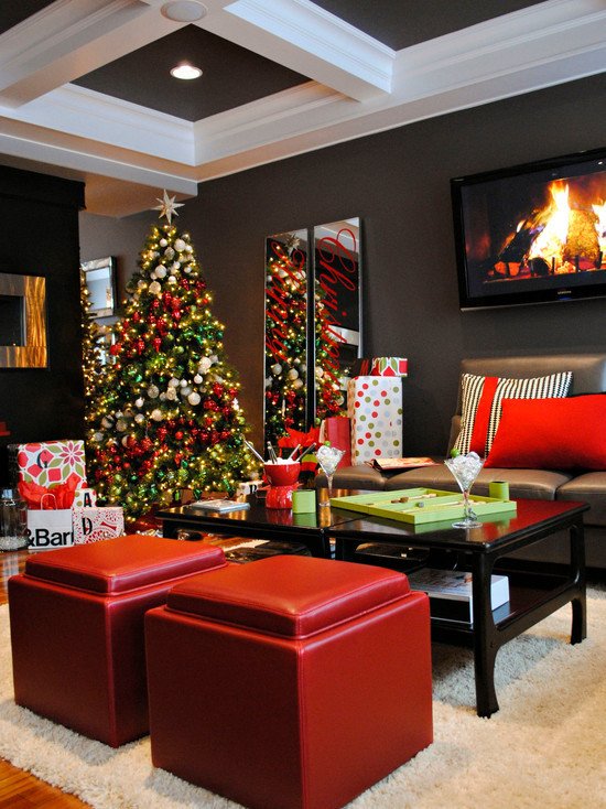 Modern Living Room Decorating Ideas Christmas Beautiful Modern Christmas Living Room Decor – Diy Your Home &amp; Small Apartment Ideas