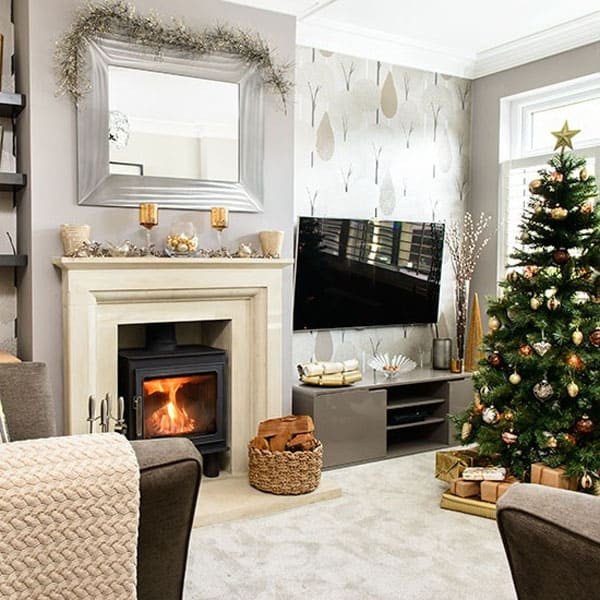 Modern Living Room Decorating Ideas Christmas New 53 Wonderfully Modern Christmas Decorated Living Rooms