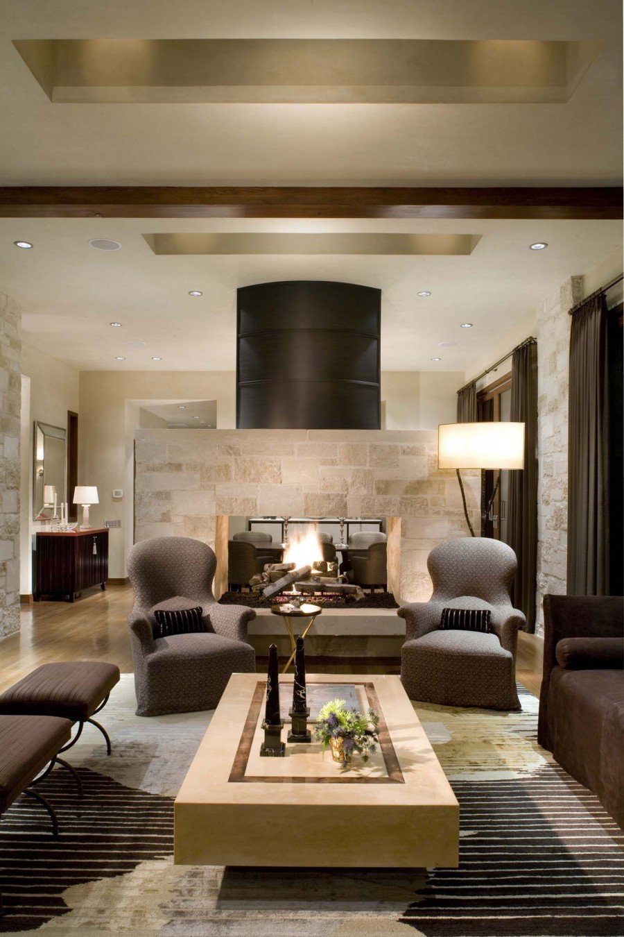 Modern Living Room Decorating Ideas Fireplace Awesome 16 Fabulous Earth tones Living Room Designs Decoholic
