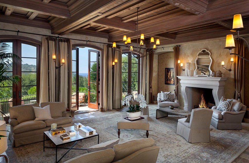 Modern Living Room Tuscan Decorating Ideas Unique Luxury Tuscan Style Home Design Designing Idea