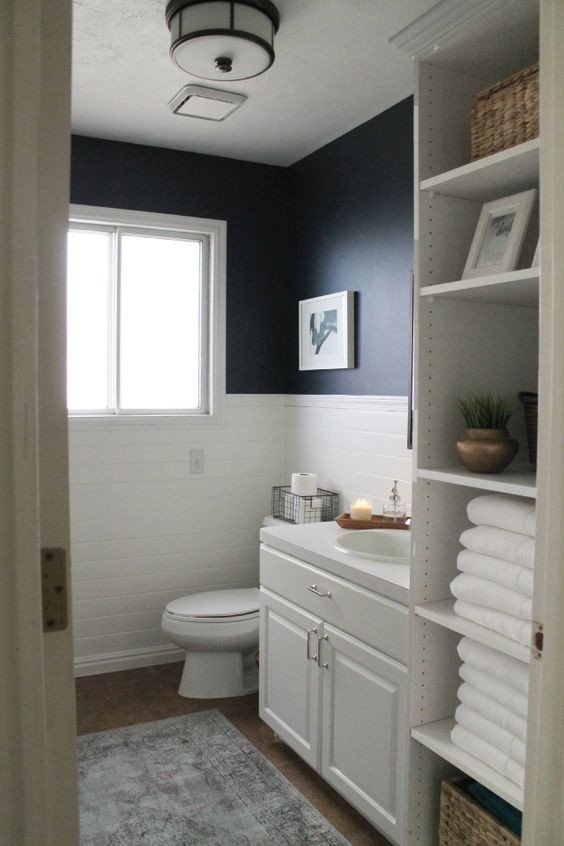 Navy and White Bathroom Decor Awesome Navy Bathroom Decorating Ideas