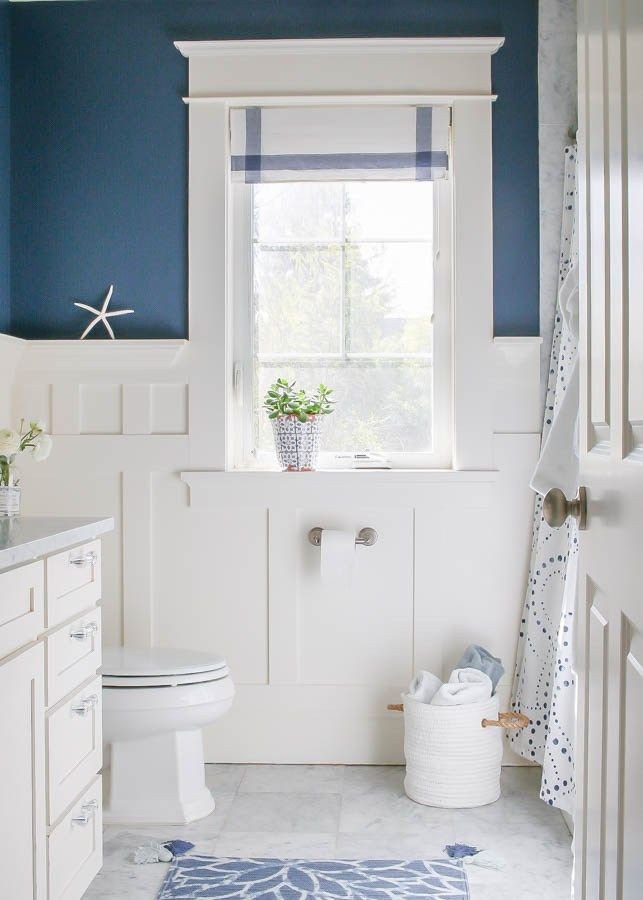 Navy and White Bathroom Decor Awesome Navy Blue and White Bathroom Bathrooms