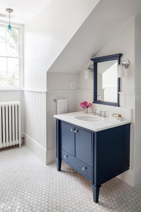 Navy and White Bathroom Decor New Navy Bathroom Decorating Ideas