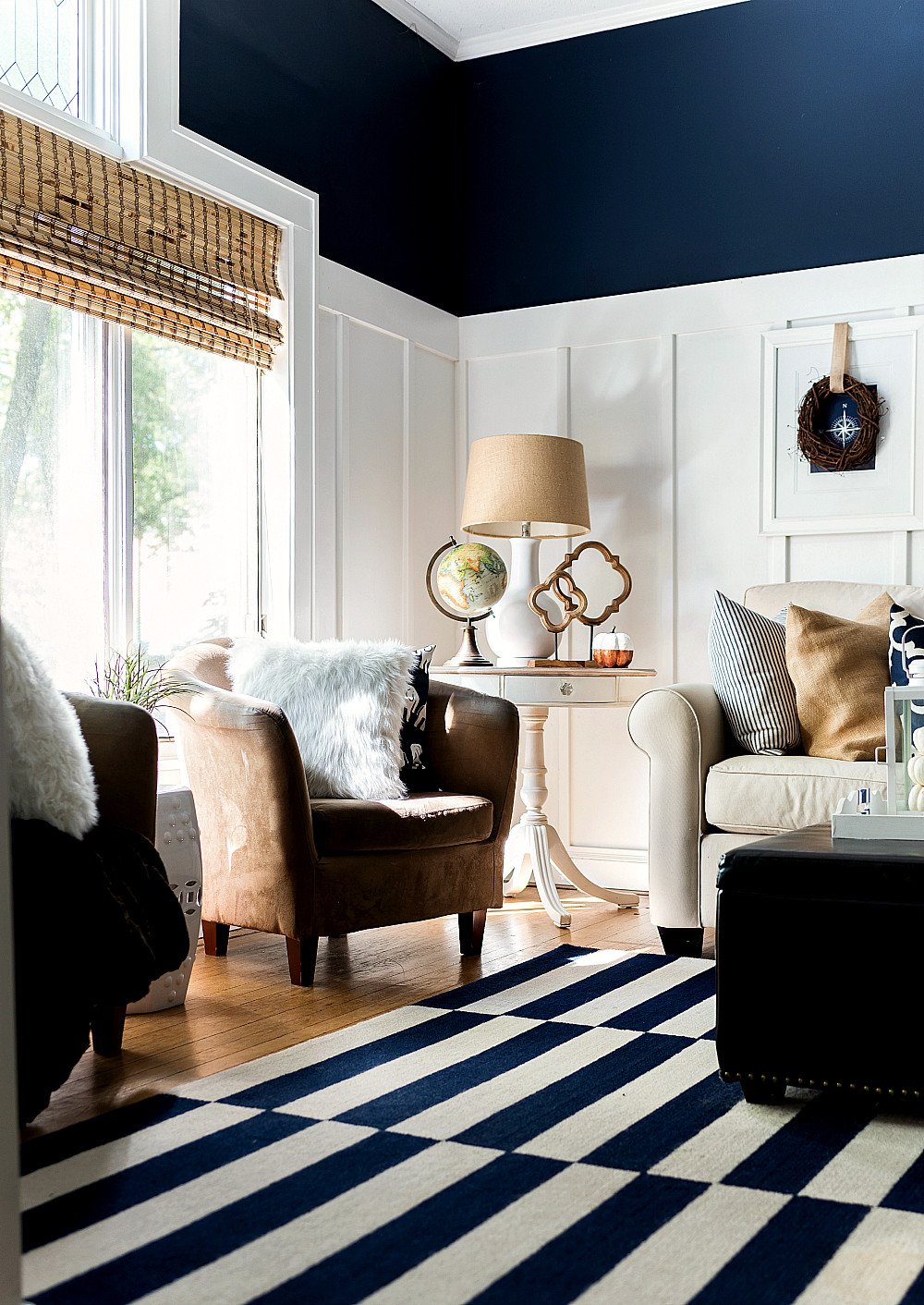 Navy Blue and White Decor Unique Fall Decor In Navy &amp; White It All Started with Paint