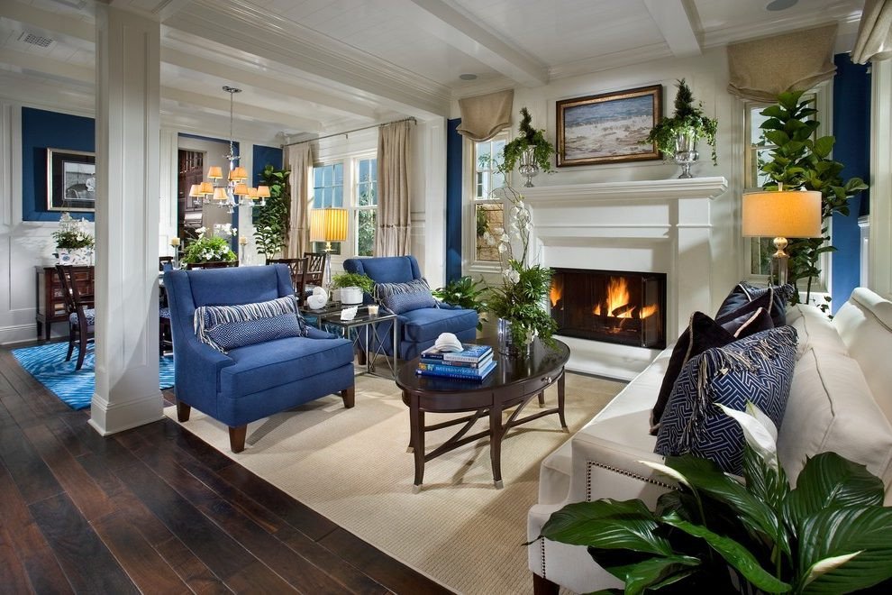 Orange Traditional Living Room New orange County Navy Blue sofas Living Room Traditional with Furniture Made area Rugs Wingback Chair