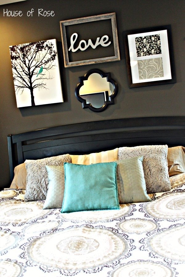 Over the Bed Wall Decor Lovely Master Bedroom Wall Makeover