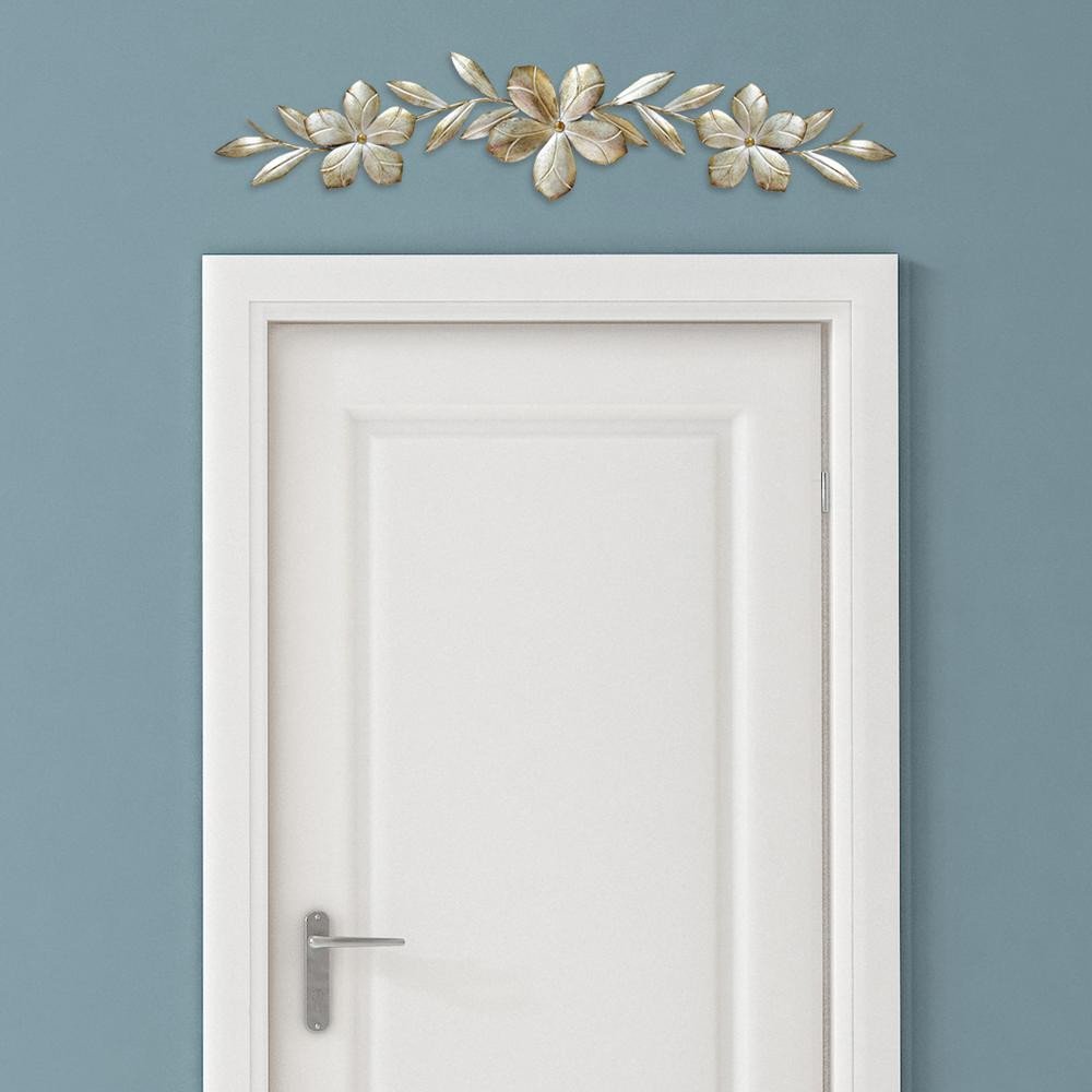 Over the Door Wall Decor Beautiful Champagne Metal Flower Over the Door Wall Decor S the Home Depot