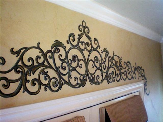 Over the Door Wall Decor New Painted Wrought Iron Over French Doors Wrought Iron Pinterest