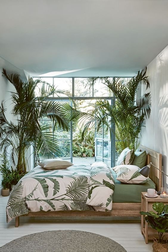 Palm Tree Decor for Bedroom New 53 Bright Tropical Bedroom Designs Digsdigs