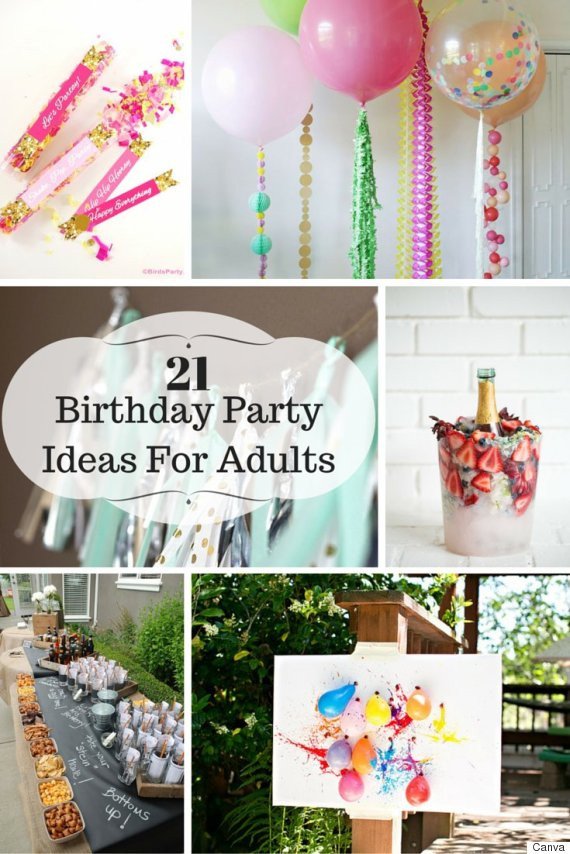 Party Decor Ideas for Adults Fresh 21 Ideas for Adult Birthday Parties