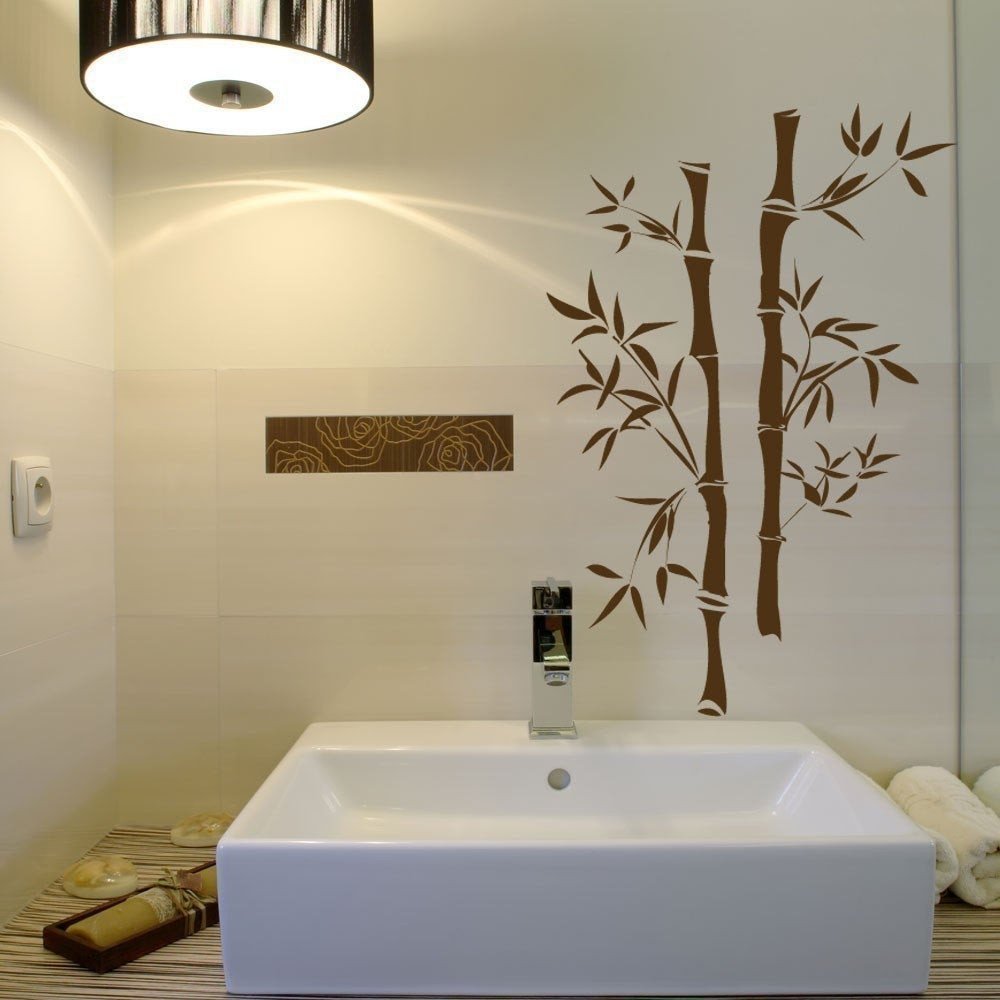 Pictures for Bathroom Wall Decor Elegant asian Bamboo Wall Decals Your Choice Of Color