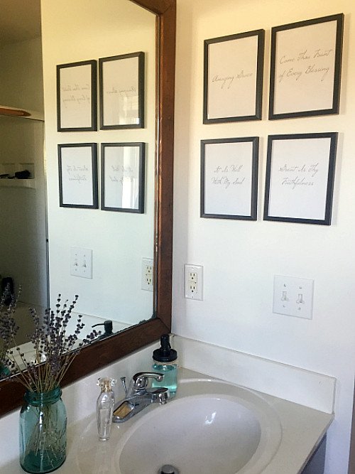 Pictures for Bathroom Wall Decor Fresh $100 Room Makeover Master Bathroom Reveal Lemons Lavender &amp; Laundry