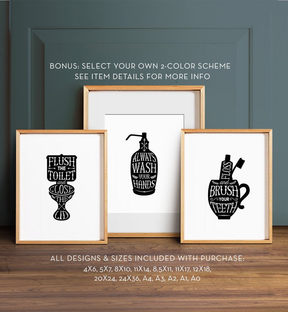 Pictures for Bathroom Wall Decor Lovely Bathroom Wall Decor Printable Art Gallery Prints Set Of 3