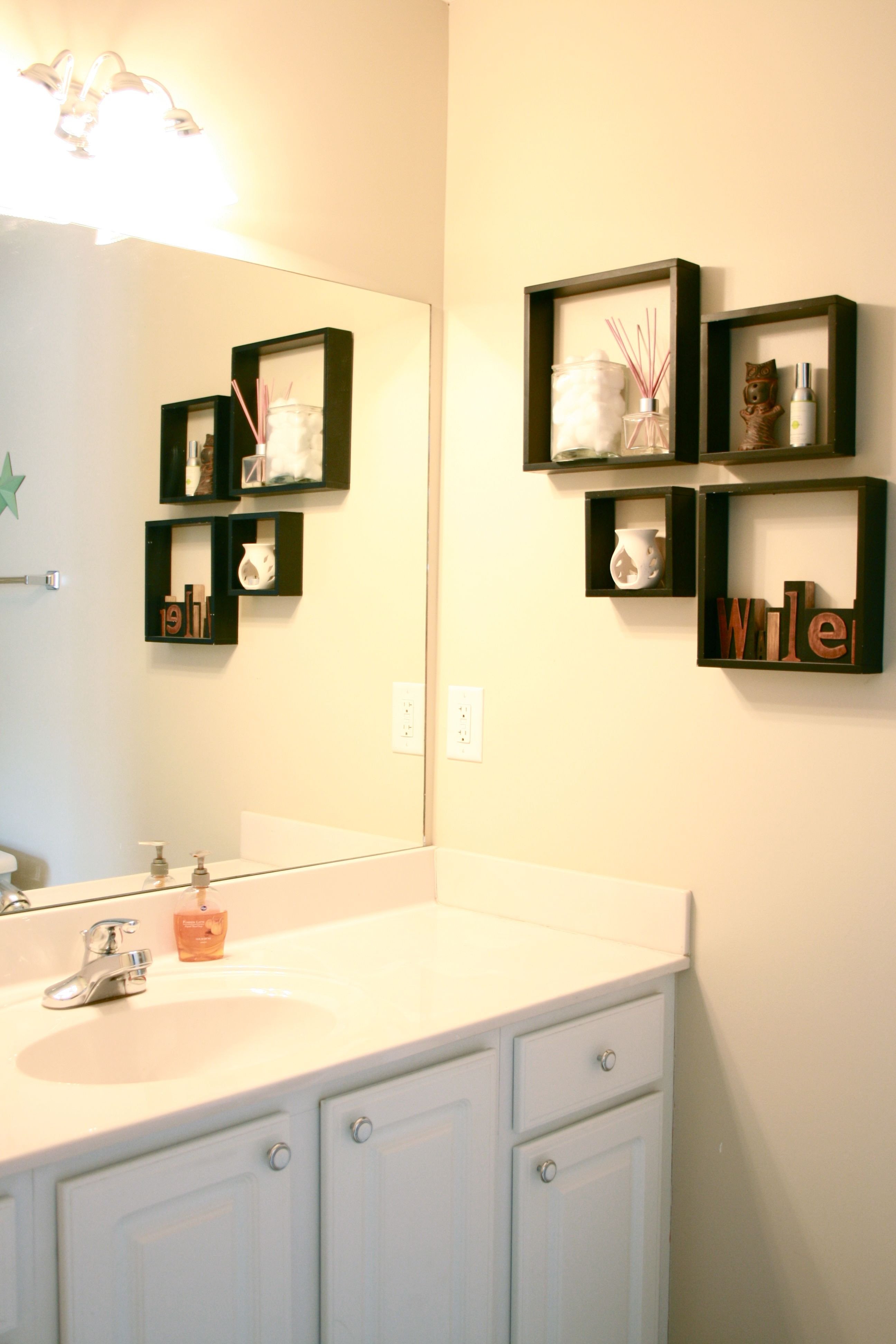 Pictures for Bathroom Wall Decor Lovely Chic Bathroom Wall Shelving Ideas for Cleaner Bathroom Interior