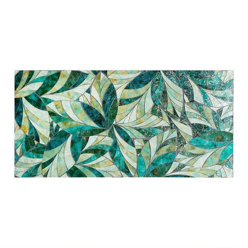 Mosaic Leaves Wall Decor