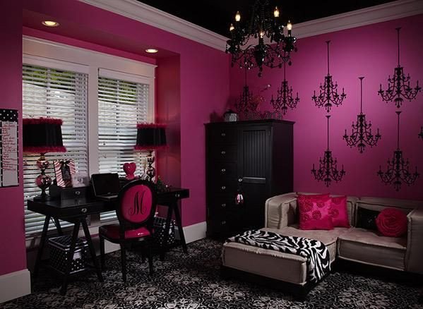 Pink and Black Bedroom Decor Fresh Love the Different Elements In This Bedroom Perfect for A Teenage Girls Room or Maybe An Office
