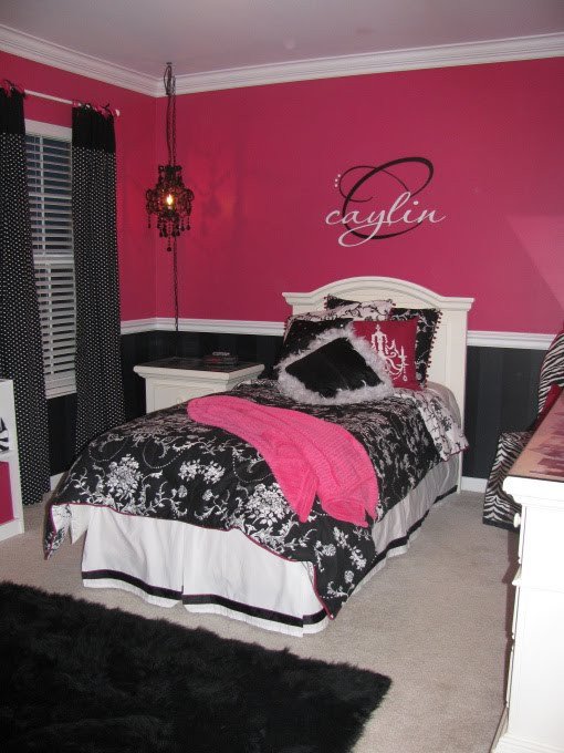 Pink and Black Bedroom Decor Fresh Pink &amp; Black Girls Rooms Design Dazzle