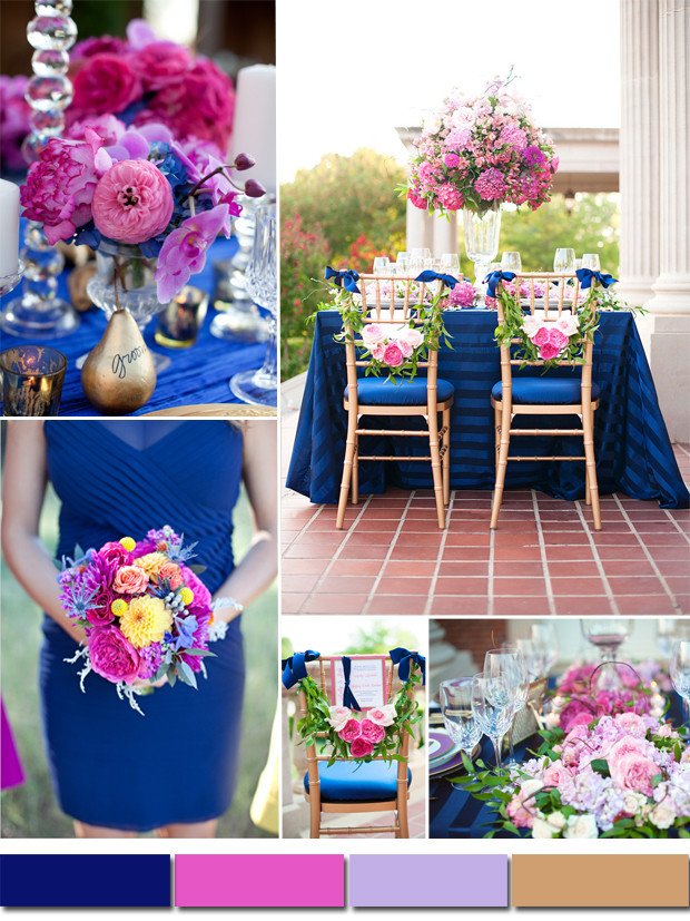 Pink and Blue Wedding Decor Awesome Royal Blue and Pink Wedding Colors