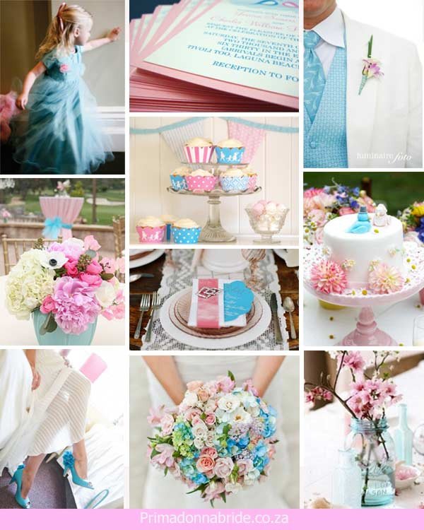 Pink and Blue Wedding Decor Elegant Wedding Ideas Light Pink and Light Blue