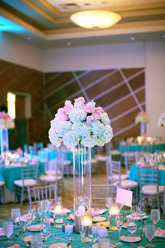 Pink and Blue Wedding Decor Luxury Pink and Tiffany Blue Wedding Ideas Wedding Flowers and Floral Design Centerpiece and Tablescape