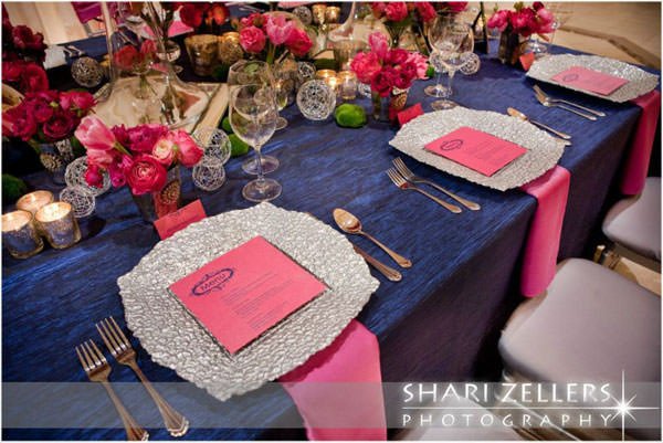 Pink and Blue Wedding Decor Luxury Wedding Color Obsession Navy Blue &amp; Fuchsia Weddingdash