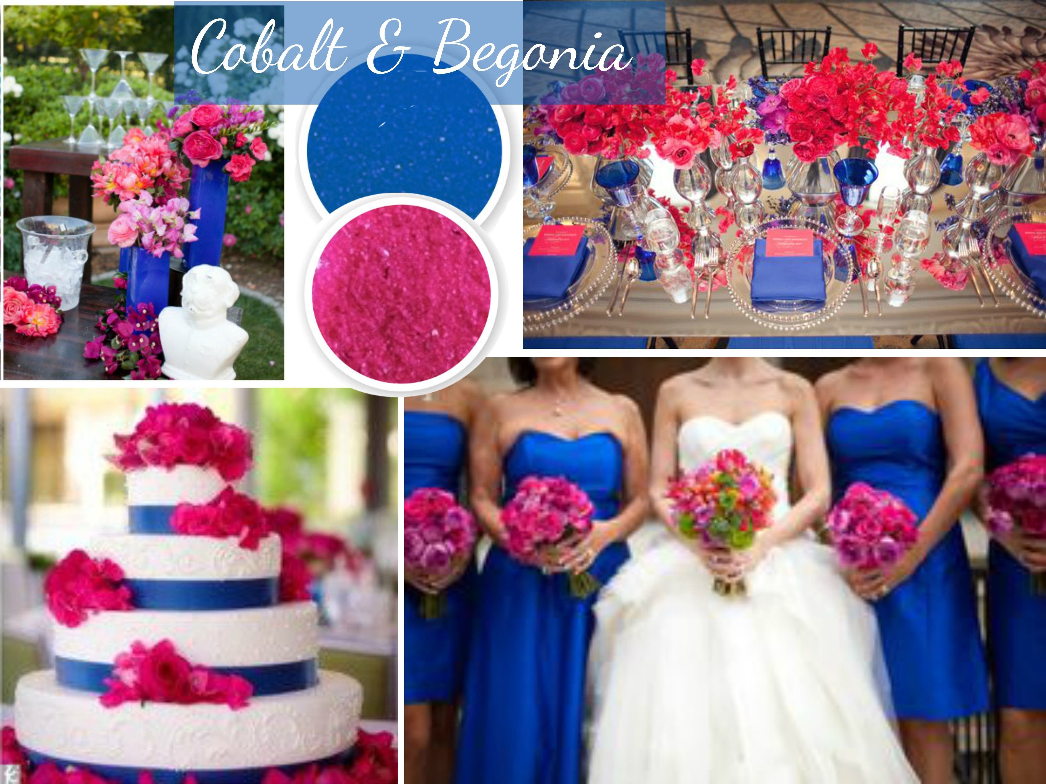 Pink and Blue Wedding Decor New Wedding Color Trends Blue and Pink Royal Blue and Hot Pink