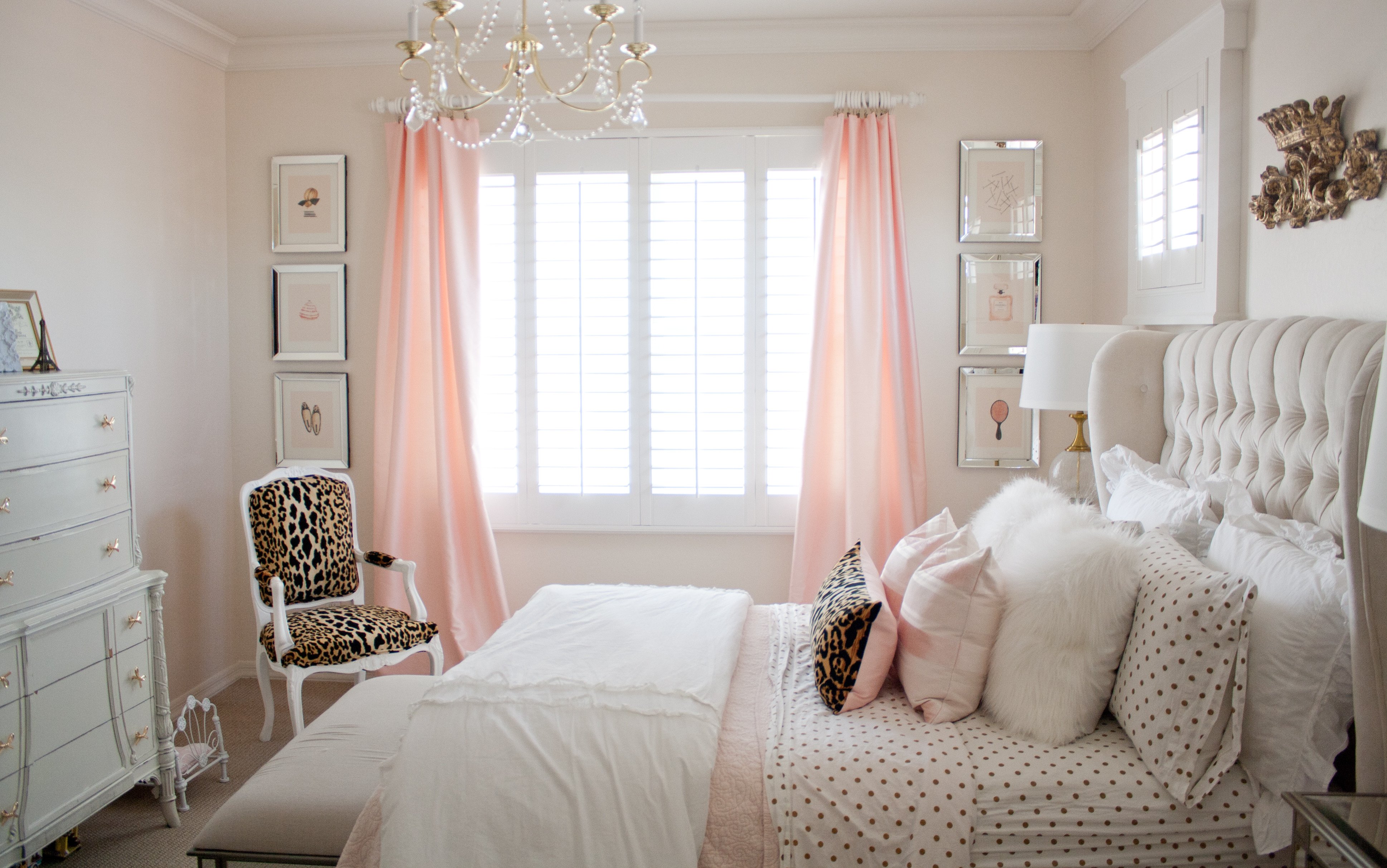 Pink and Gold Bedroom Decor Lovely Pink and Gold Girl S Bedroom Makeover Randi Garrett Design