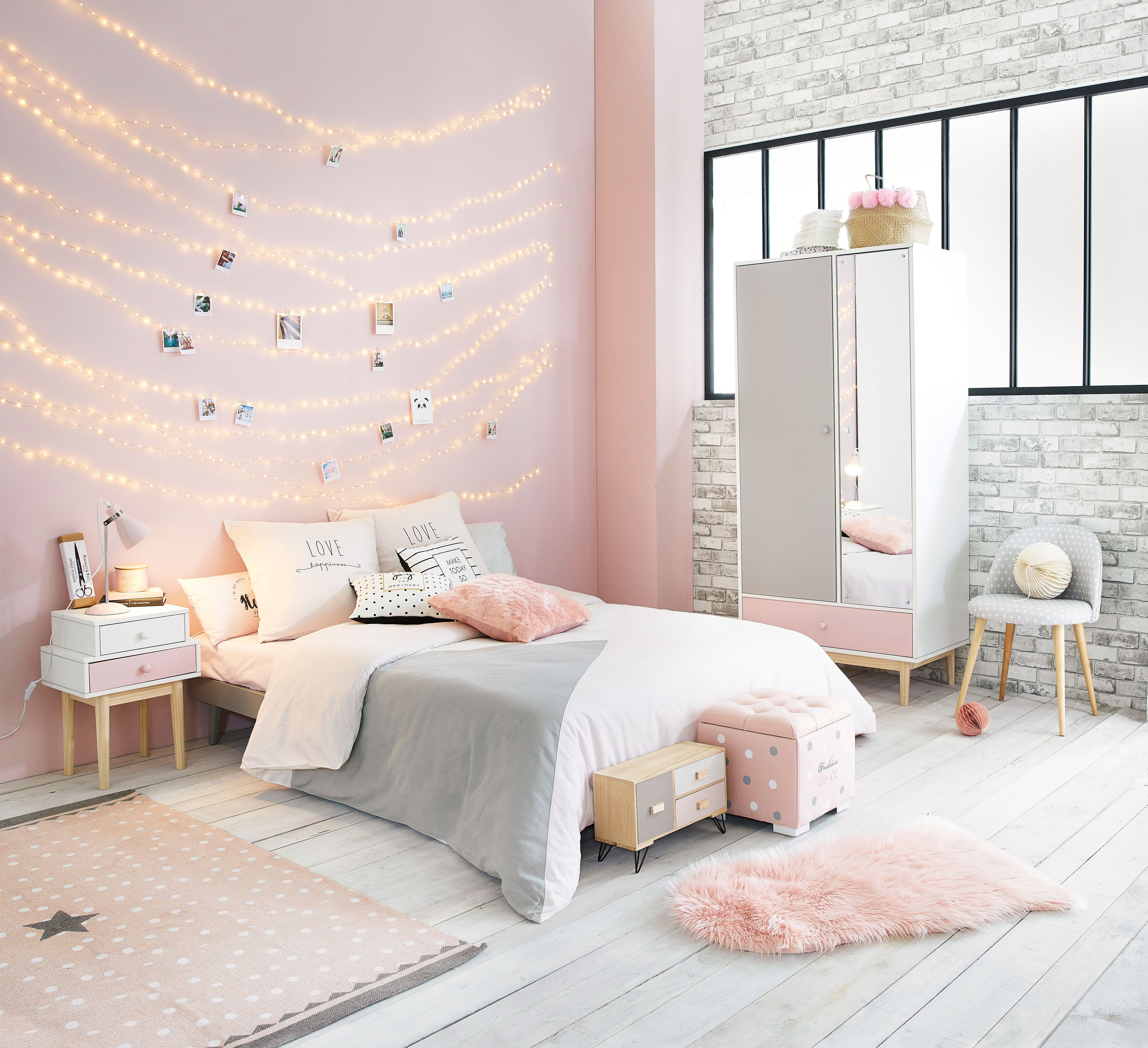 Pink and Gray Bedroom Decor Awesome Pink White and Grey Girl S Bedroom Maisons Du Monde Future Room Pinterest