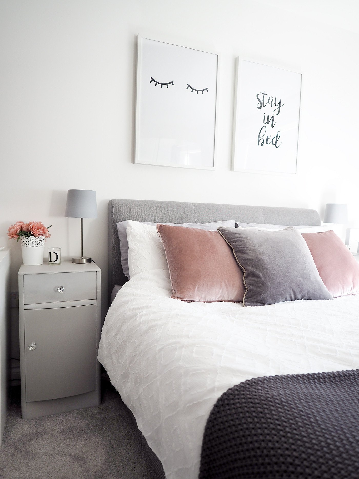 Pink and Gray Room Decor Inspirational Bedroom tour