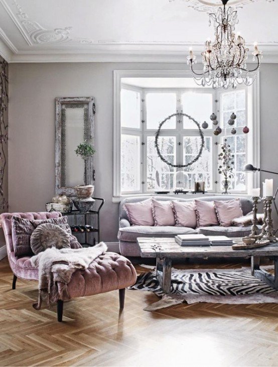 Metallic Grey And Pink 27 Trendy Home Decor Ideas DigsDigs