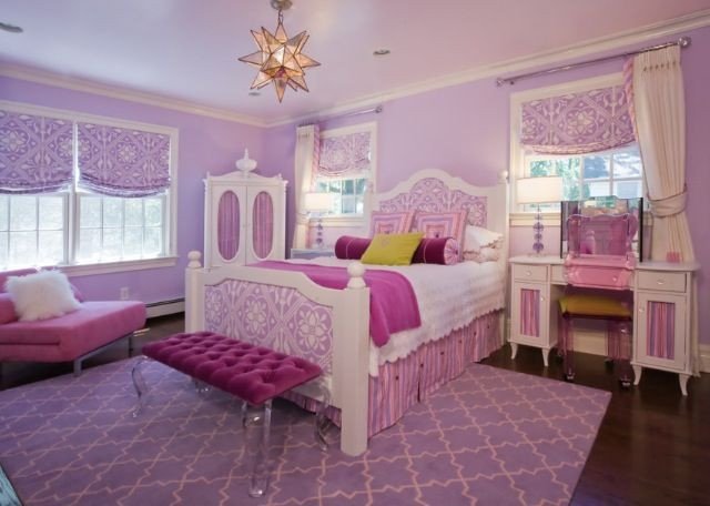 Pink and Purple Room Decor Awesome Pink White Purple Girls Room Home Ideas Pinterest