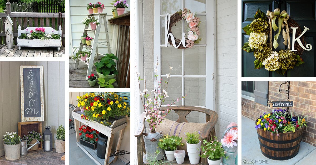 Porch Decor Ideas for Spring Beautiful 30 Best Rustic Spring Porch Decor Ideas and Designs for 2019