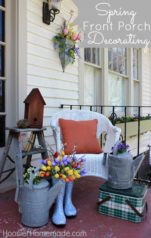 Porch Decor Ideas for Spring Inspirational Spring Front Porch Decorating Hoosier Homemade