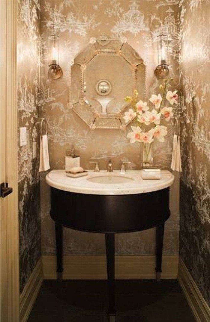 Powder Room Wall Decor Ideas Elegant Stylish Powder Room Decor Ideas for A Greater Enjoyment