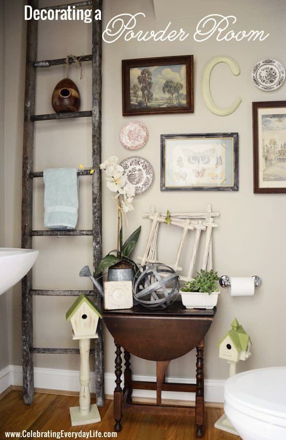 Powder Room Wall Decor Ideas Lovely Decorating My Powder Room