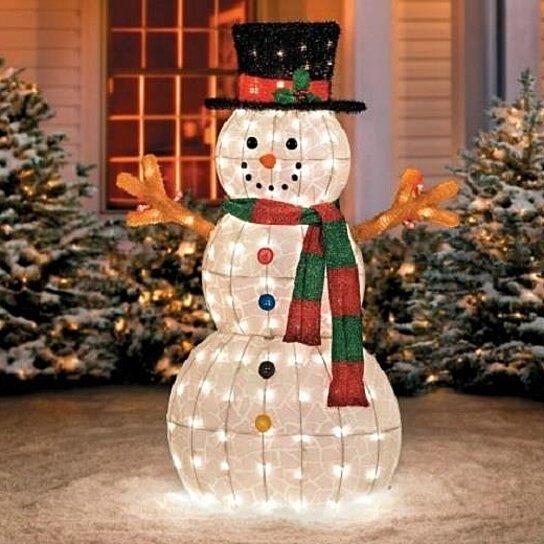 Pre Lit Snowman Outdoor Decor Awesome Buy Sale 48&quot; Outdoor Lighted Pre Lit Snowman Sculpture Christmas Yard Art Decor by Opensky