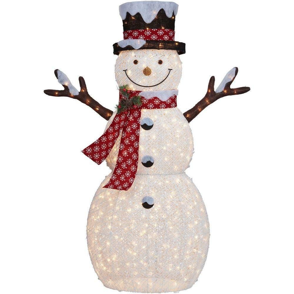 Pre Lit Snowman Outdoor Decor Lovely New 6 Ft Pre Lit Big Snowman Christmas Lawn Yard Decoration Outdoor Lights Snow