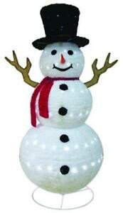 Pre Lit Snowman Outdoor Decor New 68&quot; Pre Lit Led Christmas Sculpture Snowman Indoor Outdoor Holiday Decor Lights