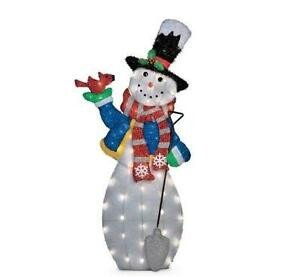 Pre Lit Snowman Outdoor Decor New Sale 4 Foot Outdoor Lighted Pre Lit Christmas Snowman Holiday Yard Art Decor