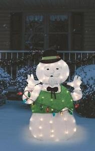 Pre Lit Snowman Outdoor Decor Unique Outdoor Pre Lit Sam the Snowman Christmas Decoration 32&quot; Lighted Rudolph Decor