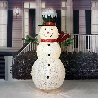 Pre Lit Snowman Outdoor Decor Unique Sale 5 Foot Lighted Pre Lit Icy Snowman Sculpture Outdoor Christmas Yard Decor • $99 99 Pic