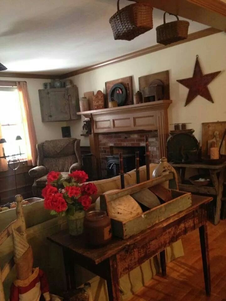 Primitive Small Living Room Ideas Lovely 1000 Images About Primitive Living Room On Pinterest