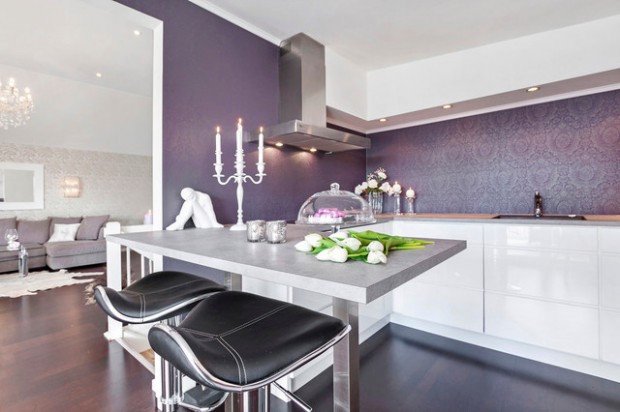 Purple and Black Kitchen Decor Fresh 15 Modern Purple Kitchen Design Ideas Style Motivation